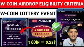 w coin airdrop // w coin airdrop eligibility criteria // w coin listing date
