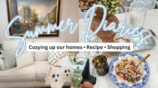 Cozying up Summer | Sneak Peek of Fall | Recipe & Home Decor!!
