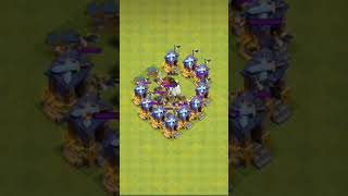 Fight with gard post unit  #clashofclans #coc #cocbattle #gaming