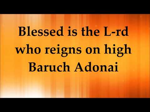 Paul Wilbur - Blessed is the Lord - Lyrics