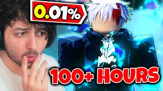 I Spent 100+ HOURS Getting OVERPOWERED JJK Characters in Roblox!