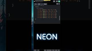 Create NEON Text Hover Effect Using CSS #shorts  #css #neontext