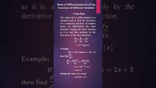 Chain Rule | Differentiation | Part 7 | #economics #maths #exam #chainrule #diffrentialequation