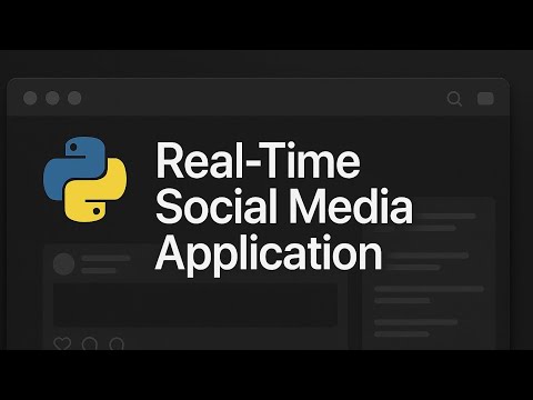 Build a Real-time Social Media Application Using Python CustomTkinter (Full Tutorial)