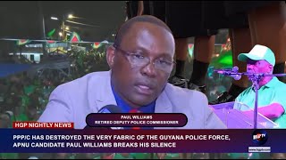 PPP/C DESTROYED THE VERY FABRIC OF THE GUYANA POLICE FORCE, .....