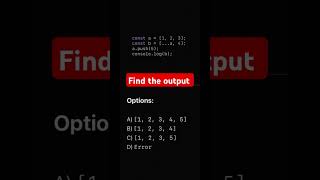 JavaScript Spread Operator Explained in 60 Seconds! | JS Interview Question #jstips #frontenddev