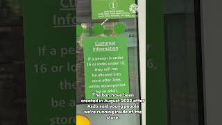 Asda bans Under 16 from going into their store #asda #shop #u16 #news