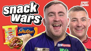 Luke Littler & Nathan Aspinall Rate English And World Food | Snack Wars | SPORTbible