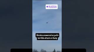 Drones attack Russia #russia #ukraine #drone #future #military #war #world