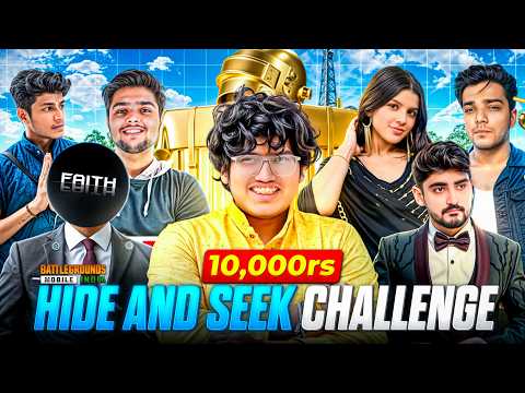 EXTREME HIDE AND SEEK CHALLENGE IN BGMI FOR 10000 RS || #EP2