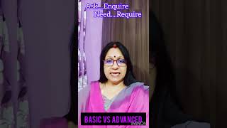 Basic Vs Advanced. #shorts #shortsvideo #youtubeshorts #speakenglish #conversationskills #wordstock