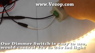 Dimming Control LED Dimmer Switch 12V 24V wall mounted controller
