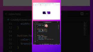 ✨ Smooth Button Hover Animation using CSS #webdevelopment #animation #css