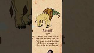 Type of mythical creatures {Ammit}#eygpt#shorts#viralvideo#trending#mythicalcreatures#edit#hippo