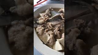 Seafood soup noodles for breakfast in Lukut #shorts