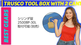 Trusco Tool Box with 2 Cantilever Tray Blue GL 350 B Review 2023