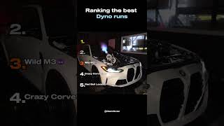 Ranking the best Dyno runs#shorts #cars #fastcars #dynotest