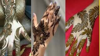 Trending bold dubai mehendi designs ll beautiful leaves mehendi designs #ytvideos#trendingmhendi