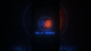 Free After Effects Template Realistic Neon Logo Animation #Shorts #aetemplate #aetemplates