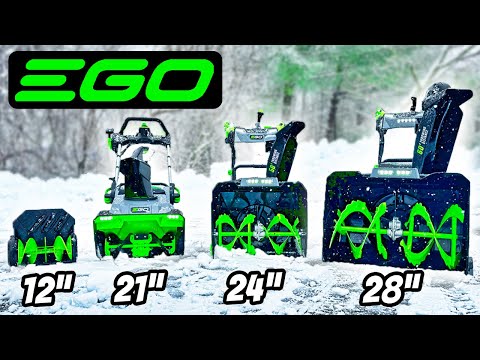 Ultimate 2024 EGO Snow Blower Showdown ⛄ Complete Review of Every Model!