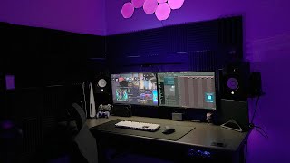 Modern Desk Setup Makeover for a Music Producer!