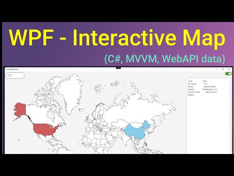 Create a mapcontrol in WPF (.Net 6, MVVM, RestAPI)