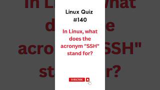 Linux Quiz #140