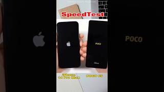iPhone 14 Pro Max Vs POCO F5 Speedtest #iphone14promax #pocof5 #shorts #shortvideo