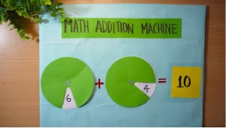Maths Machine Working Model | math Addition machine Model | Maths TLM | Maths working model