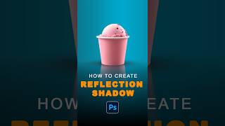 Photoshop Tips 2025 - How to Create a Reflection Shadow #shorts #designtips #photoshop #trending
