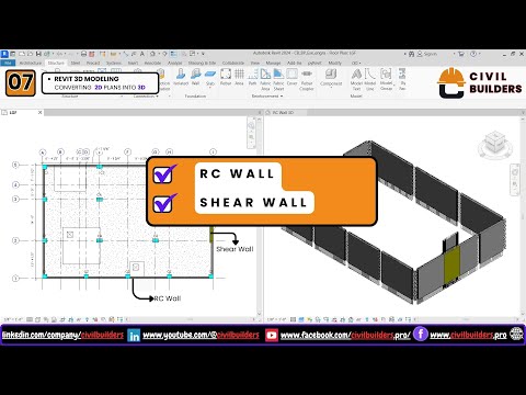 Revit 2024 Ultimate Project Guide : Modeling and Reinforcing RC & Shear Walls in Revit | Class 7