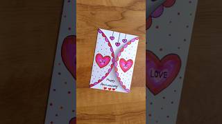 Happy anniversary card #diy #anniversarycard #greetingcard #greetings #satisfying #shorts #cards