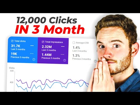 How I Got 12,000 Clicks in 3 Months 🤯📈