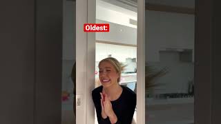 Youngest VS Oldest asking Mom for help: #shorts