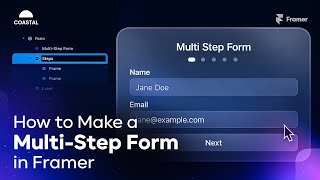 How to make a multi-step form in Framer using AI