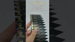 Gold ribbons, your best choice 😄 #barcode #barcoderibbon #waxribbon #waxresin #printers #labels