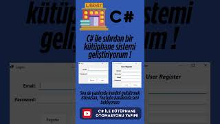 C# ile sıfırdan kütüphane sistemi yapıyorum #csharp #windows #yazılımgeliştirme #programlama #mssql