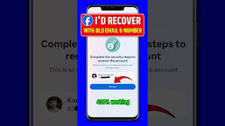 Facebook account recovery | How to recover facebook password without email and phone number