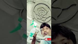 Modular POP Ceiling with Cement Wall | Full Room Design