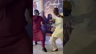 Sanwo-Olu shows off dancing skills at 60th birthday celebration service