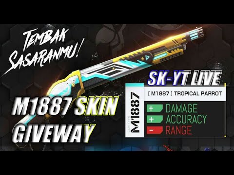 M1887 SKIN GIVEWAY ON 1K SK-YT 🔴LIVE STREAM
