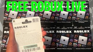 🔴 FREE 1,000,000 ROBUX GIVEAWAY LIVE! (Roblox Giveaway Live)