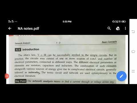 Network theory ,VTU 18EC32,module1,part1,explanation of bakshi book