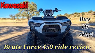 2025 Kawasaki Brute Force 450 test ride and review