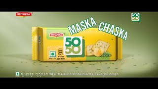 Britannia 50-50 Maska Chaska: 50% Desi 50% Videshi - Kannada | Britannia 50 50 | Britannia SnackInc.