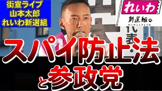 【スパイ防止法と参政党】#山本太郎  ＃れいわ新選組
