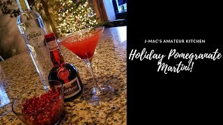 Holiday Pomegranate Martini Video