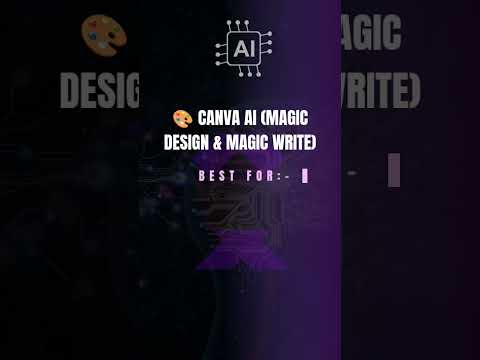 Canva AI ! #canvas #ai #artificialintelligence #artificialintelligencetechnology #aitools #tech