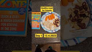 Day 1 living in the zone! #zone #diet #healthy #weightloss #journeytowellness #follow #me #challenge