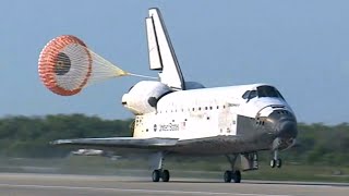 Atlantis space shuttle | Atlantis  STS-135 landing after final mission